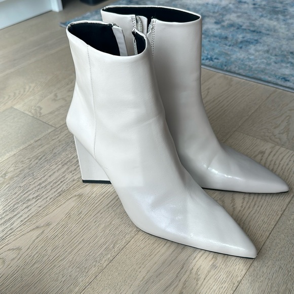 Zara ankle boots with geometric heel - Picture 2 of 6